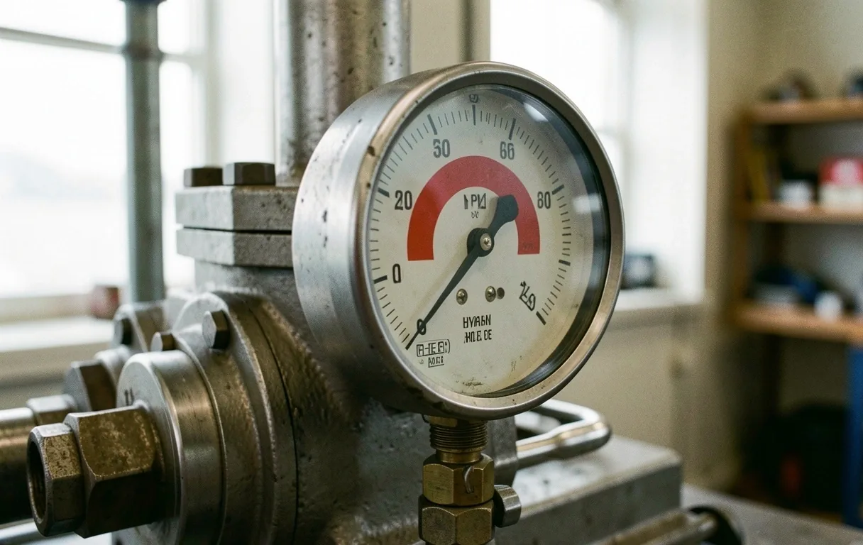 Hydraulic pressure monitoring